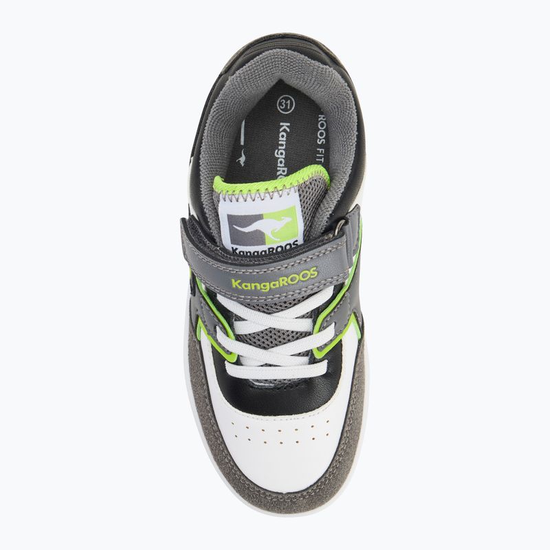 Kinderschuhe KangaROOS K-CP Bounder EV steel grey/neon green 5