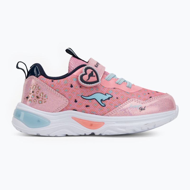 Kinderschuhe KangaROOS K-SLG Beauty EV rose/dark navy 2
