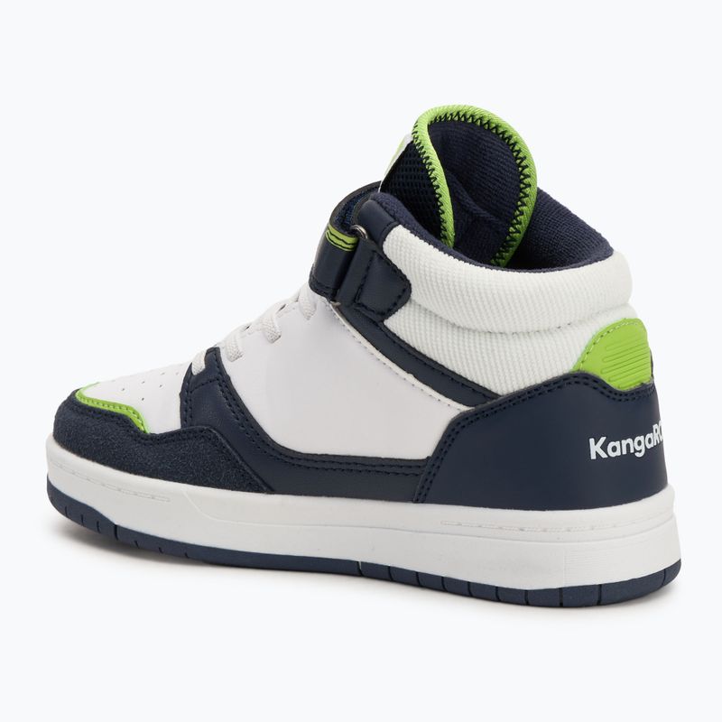 Kinderschuhe KangaROOS K-CP Dunkin Mid EV dark navy/lime 3