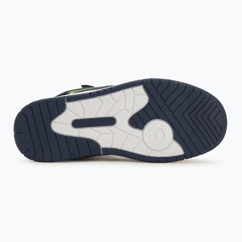 Kinderschuhe KangaROOS K-CP Dunkin Mid EV dark navy/lime 4