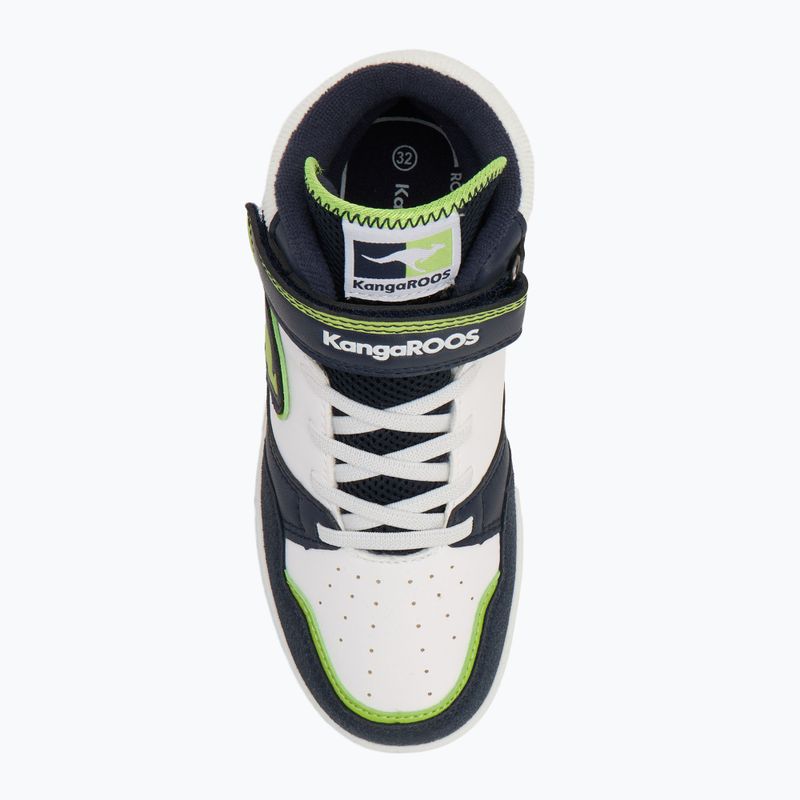 Kinderschuhe KangaROOS K-CP Dunkin Mid EV dark navy/lime 5