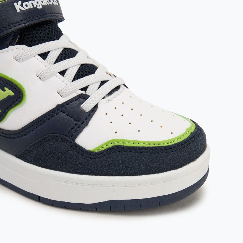 Kinderschuhe KangaROOS K-CP Dunkin Mid EV dark navy/lime 7