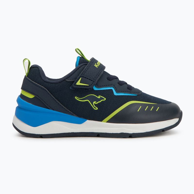 Kinderschuhe KangaROOS KD-Batter EV dark navy/lime 2