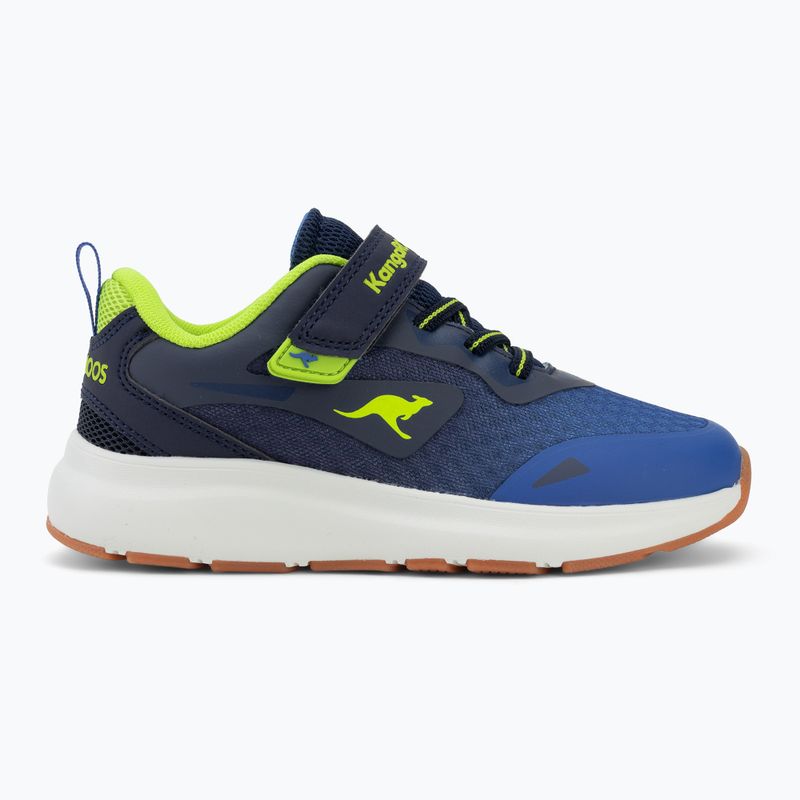 Kinderschuhe KangaROOS KB-Pang EV dark navy/lime 2