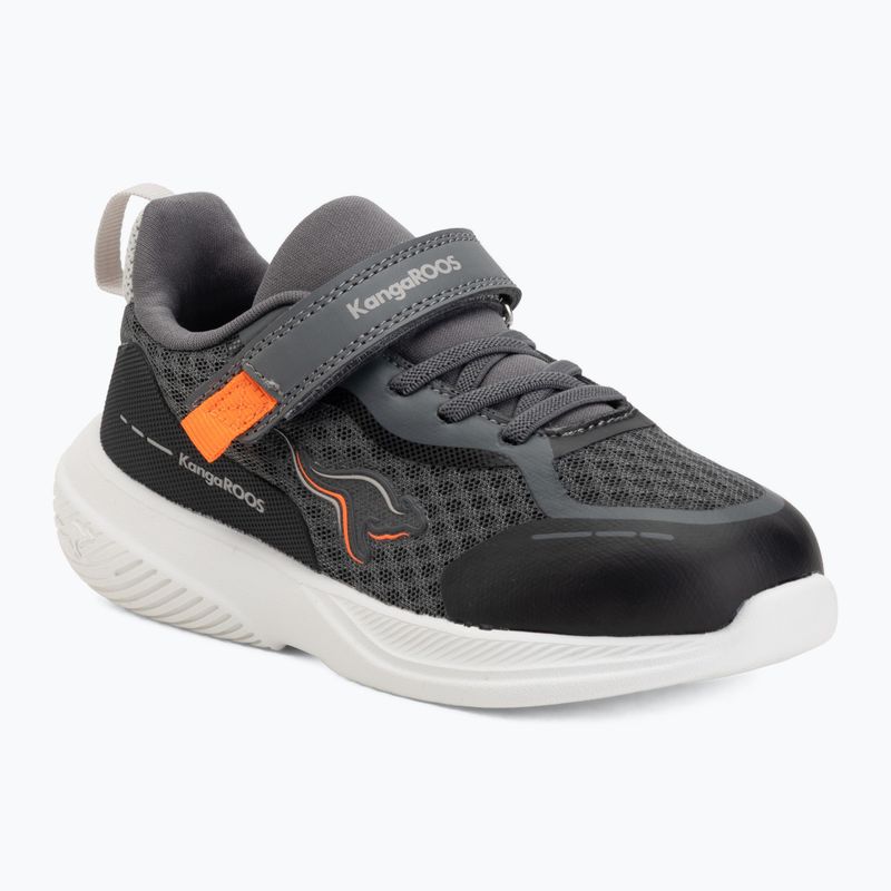 Kinderschuhe KangaROOS K-RDI Pebble EV steel grey/neon orange