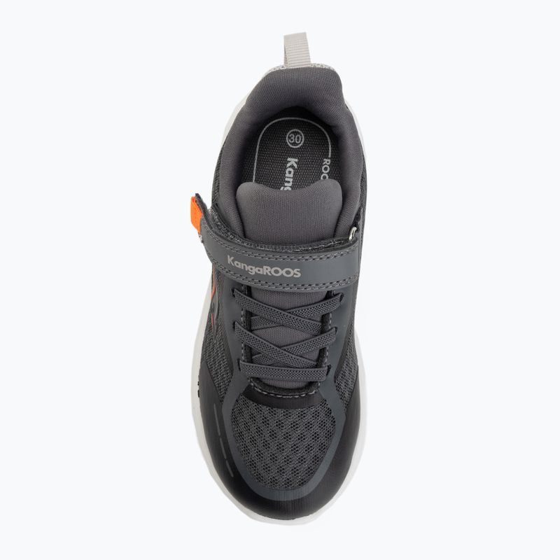 Kinderschuhe KangaROOS K-RDI Pebble EV steel grey/neon orange 5
