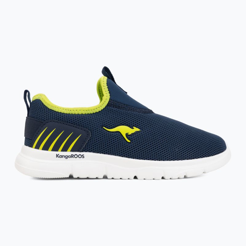 Kinderschuhe KangaROOS K-ETK Dunnart dark navy/lime 2
