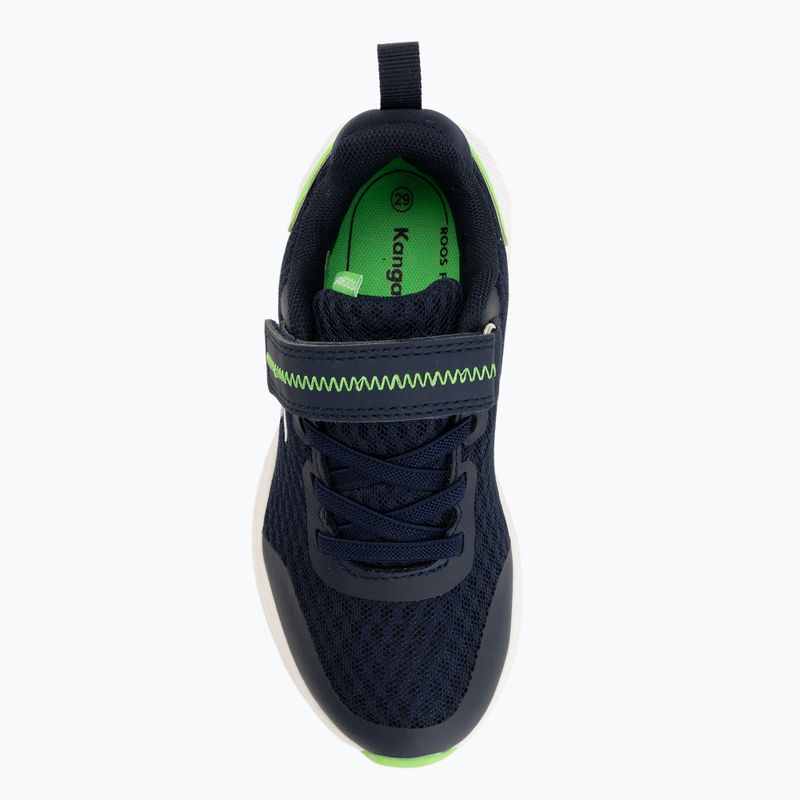 Kinderschuhe KangaROOS K-RDK Fam EV dr navy/lime 5
