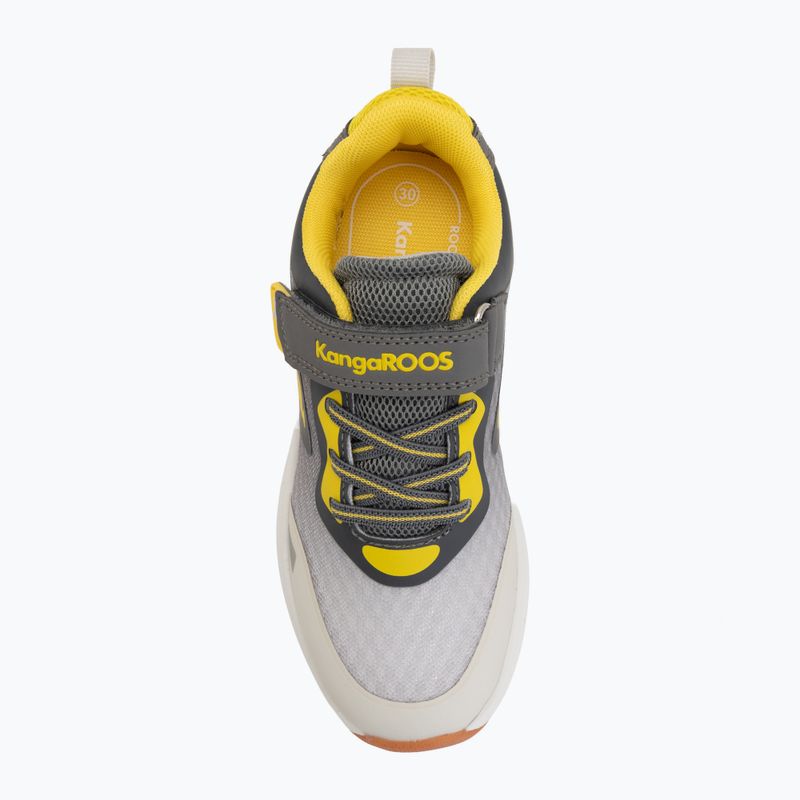 Kinderschuhe KangaROOS KB-Pang EV vapor grey/neon yellow 5