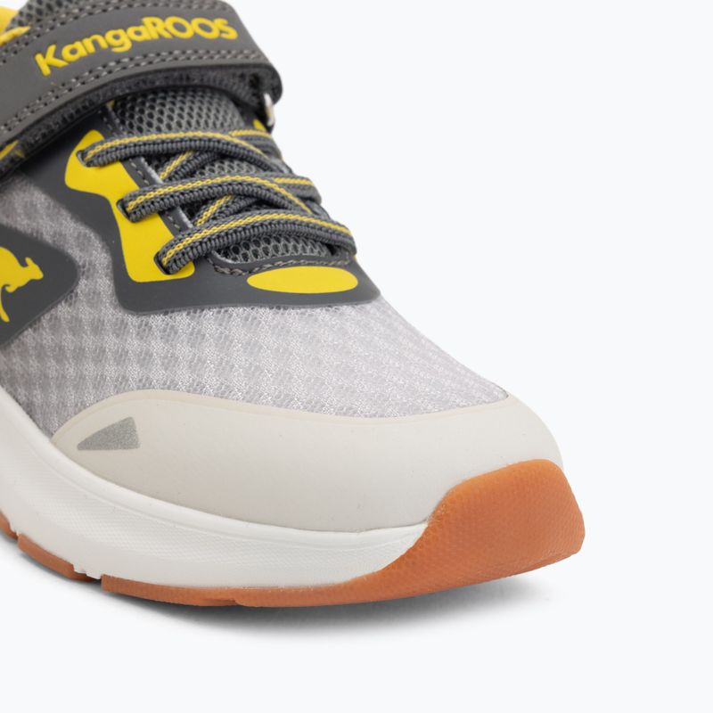 Kinderschuhe KangaROOS KB-Pang EV vapor grey/neon yellow 7
