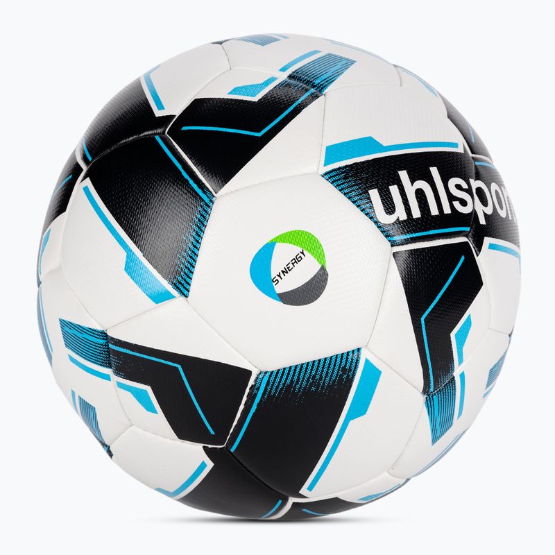 Uhlsport Top Training Synergy Fairtrade Fußball weiß/schwarz/blau Größe 3 2