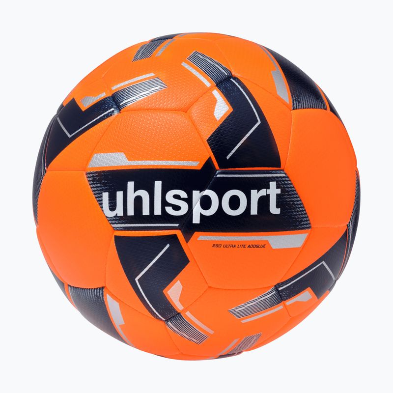 Fußball uhlsport 290 Ultra Lite Addglue fluo orange/marine/silber Größe 5