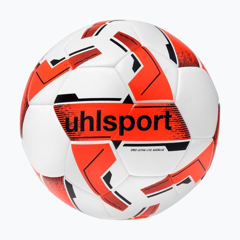 Uhlsport 290 Ultra Lite Addglue Fußball weiß/fluo orange/navy Größe 3