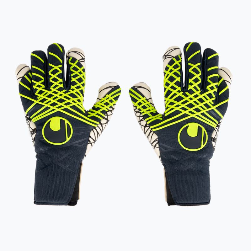 Uhlsport Prediction Ultragrip HN Torwarthandschuhe navy/weiß/fluo gelb