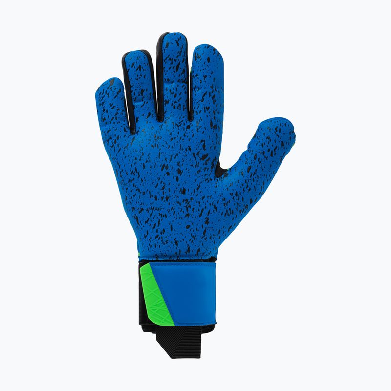 Uhlsport Aquagrip HN Torwarthandschuhe pazifisch blau/fluo grün/w 2