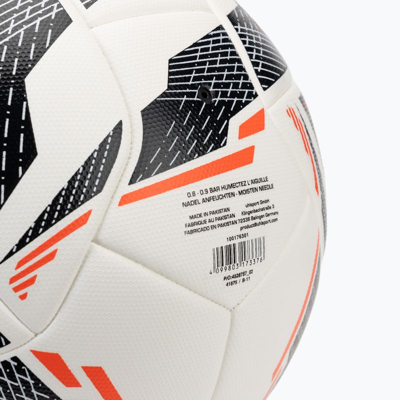 Fußball uhlsport Match Addglue weiß/navy/fluo rot Größe 5 3