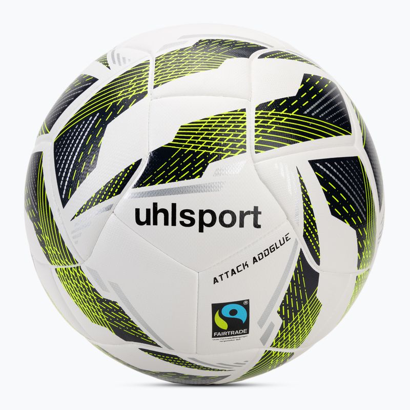 Fußball uhlsport Match Addglue weiß/navy fluo gelb Größe 4