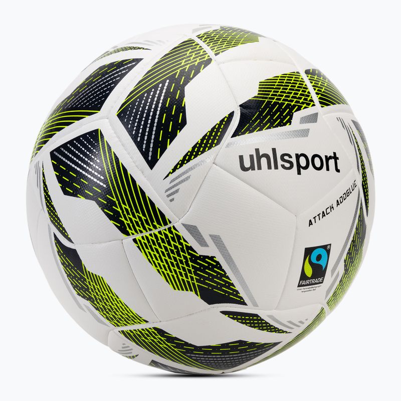 Fußball uhlsport Match Addglue weiß/navy fluo gelb Größe 4 2