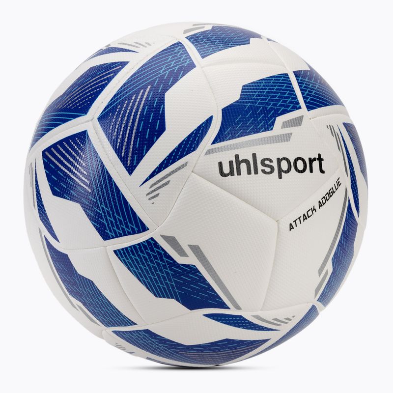 Uhlsport Attack Addglue Fußball weiß/dunkelblau/blau Größe 4 2