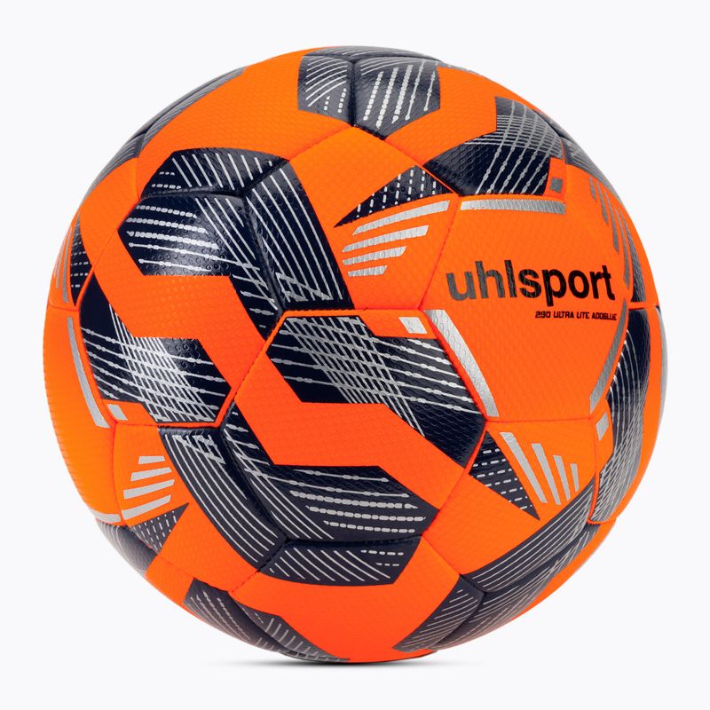 Fußball uhlsport 290 Ultra Lite Addglue fluo orange/navy/silver Größe 4 2