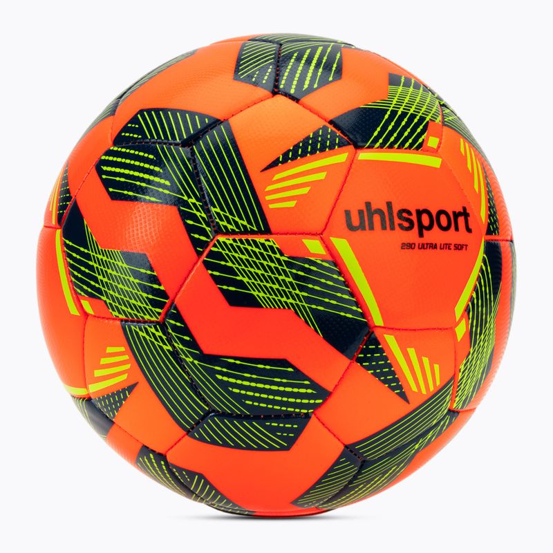 Fußball uhlsport Ultra Lite Soft 290 fluo orange/navy/fluo gelb Größe 3 2