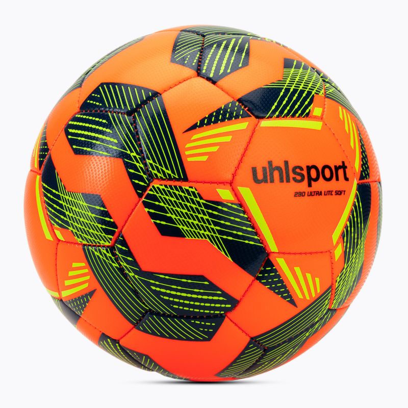 Fußball uhlsport Ultra Lite Soft 290 fluo orange/navy/fluo gelb Größe 4 2
