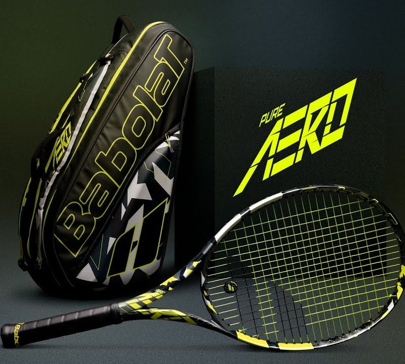 Babolat Pure Aero Junior 25 Kinder-Tennisschläger grau-gelb 140468 9