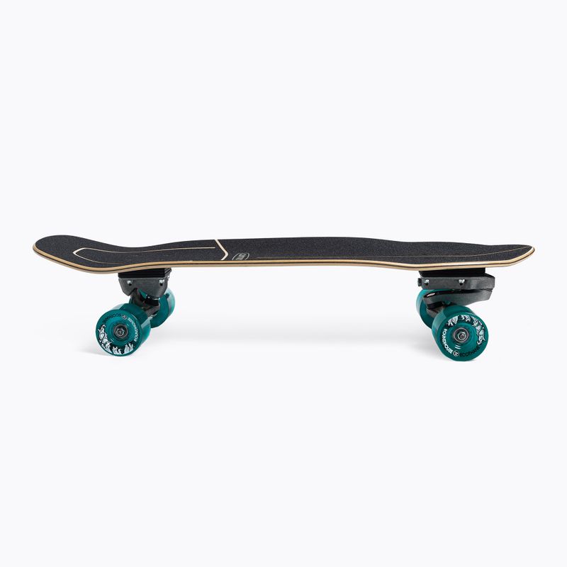 Surfskate Skateboard Carver C7 Raw 32" Super Surfer 22 Complete schwarz-blau 3