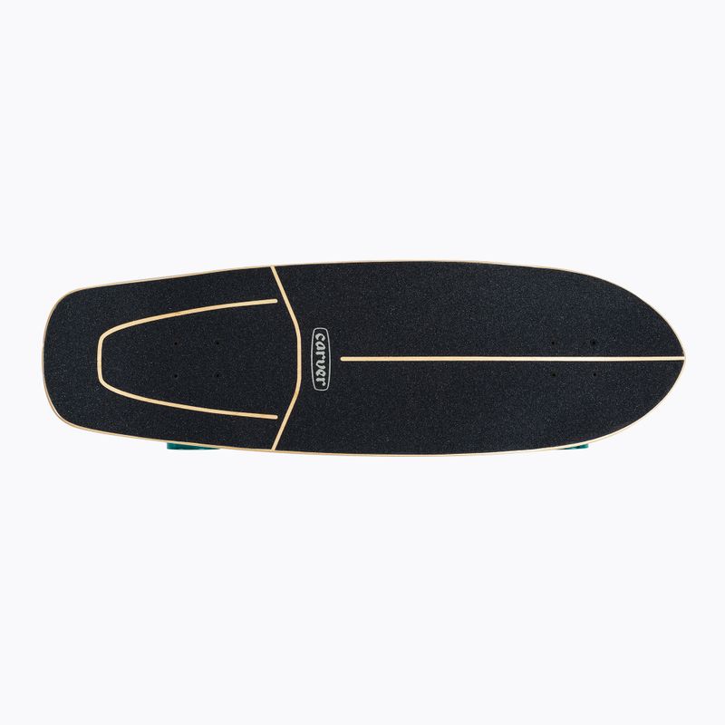 Surfskate Skateboard Carver C7 Raw 32" Super Surfer 22 Complete schwarz-blau 4