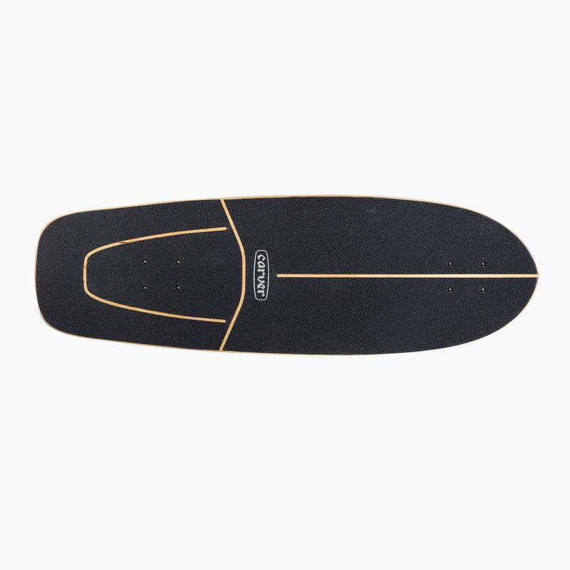 Surfskate Skateboard Carver CX Raw 31.25" Super Slab 221 Complete schwarz-gelb C1121199 4