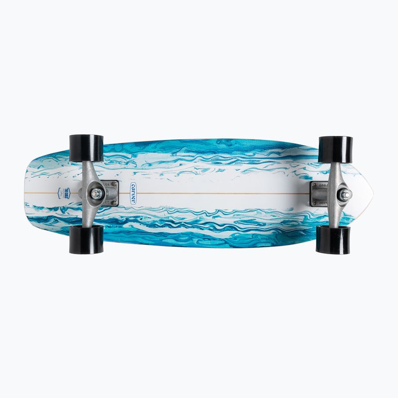 Surfskate Skateboard Carver CX Raw 31" Resin 222 Complete blau-weiß C11211135