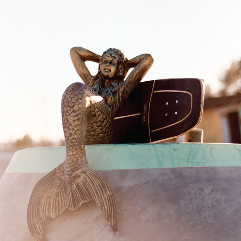 Surfskate Skateboard Carver CX Raw 31" Resin 222 Complete blau-weiß C11211135 13