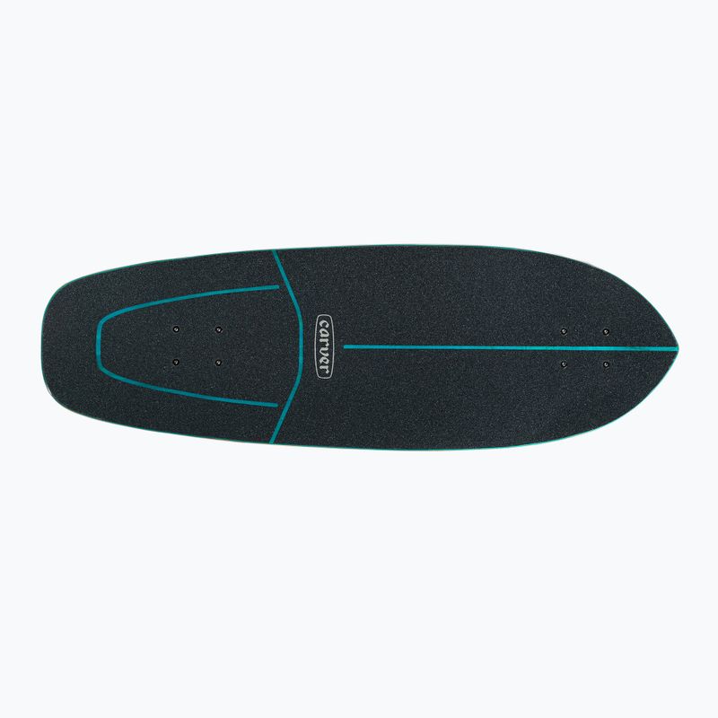 Surfskate Skateboard Carver C7 Raw 31" JOB Blue Tiger 222 Complete blau-rosa C1131114 4