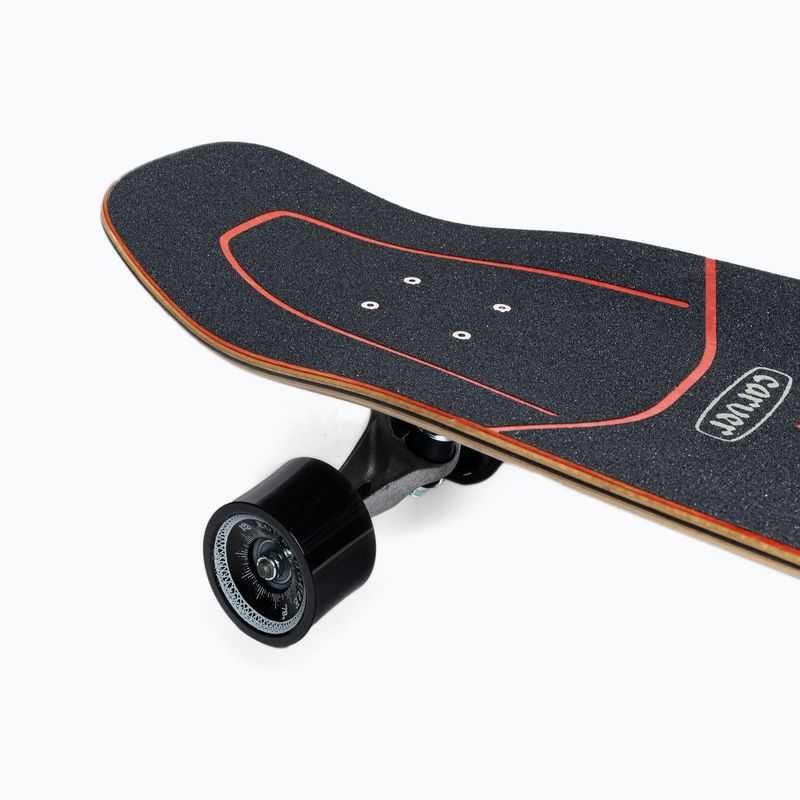 Surfskate Skateboard Carver C7 Raw 31" Kai Lava 222 Complete rot-violett C11311142 6