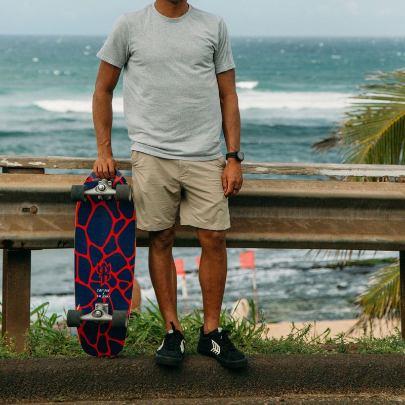 Surfskate Skateboard Carver C7 Raw 31" Kai Lava 222 Complete rot-violett C11311142 13