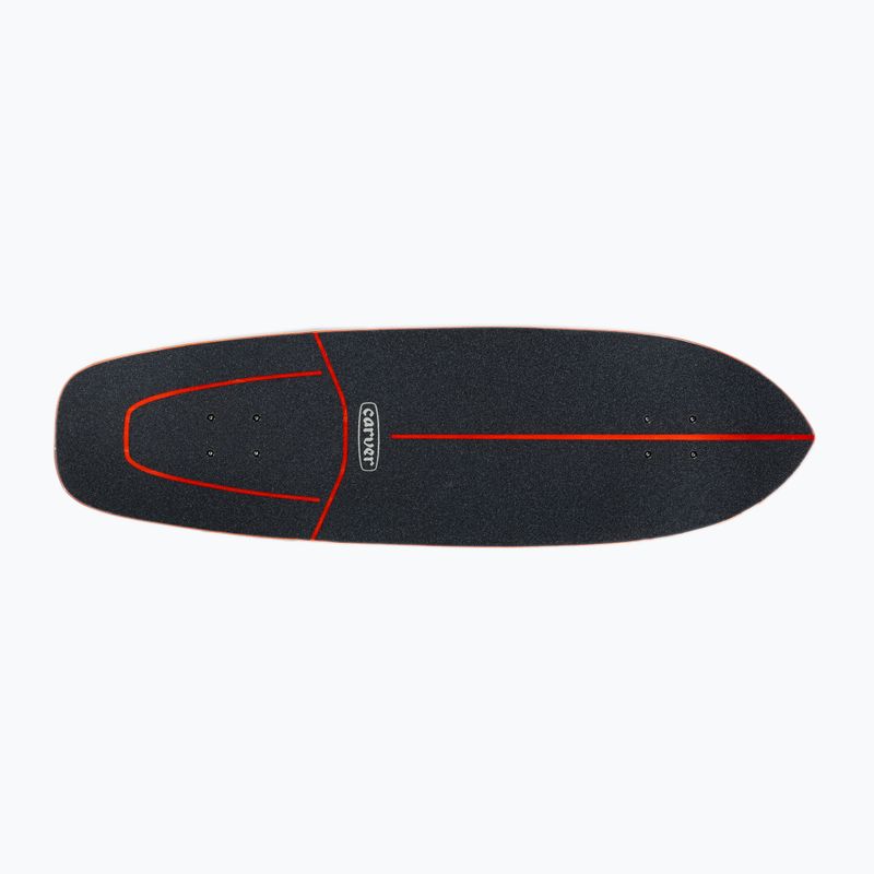Surfskate Skateboard Carver C7 Raw 34" Kai Dragon 222 Complete blau-rot C11311143 4