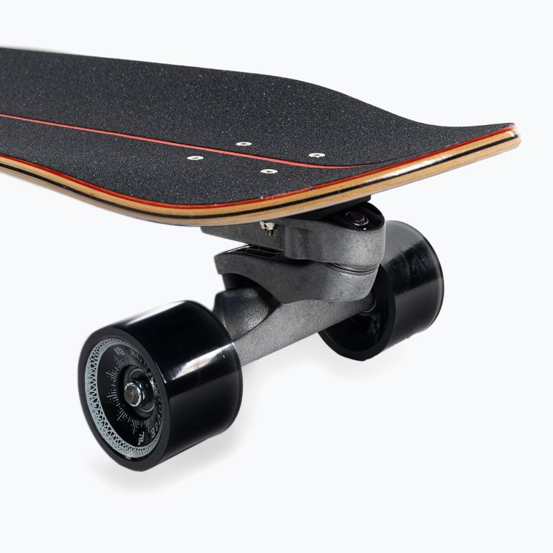 Surfskate Skateboard Carver C7 Raw 34" Kai Dragon 222 Complete blau-rot C11311143 7