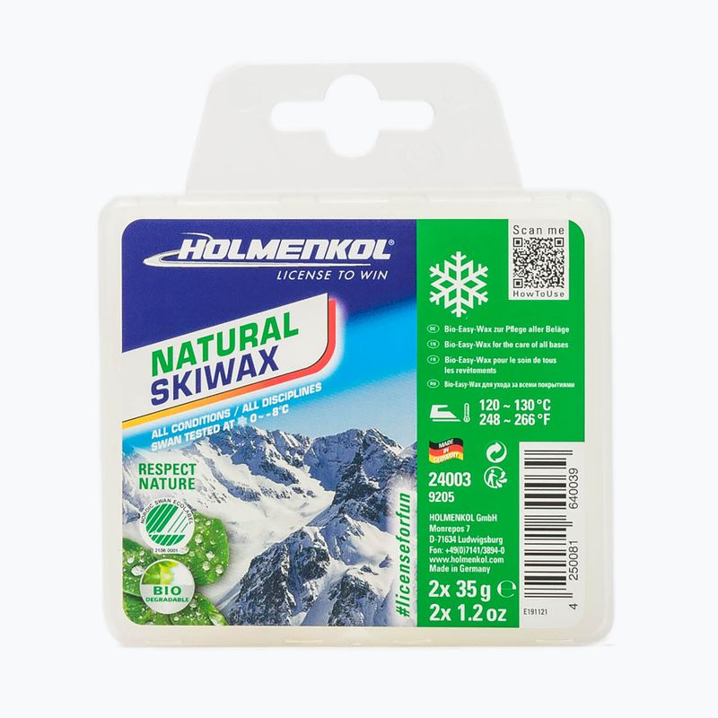 HOLMENKOL Natural Ski Wax 2x35g 24003 Skifett