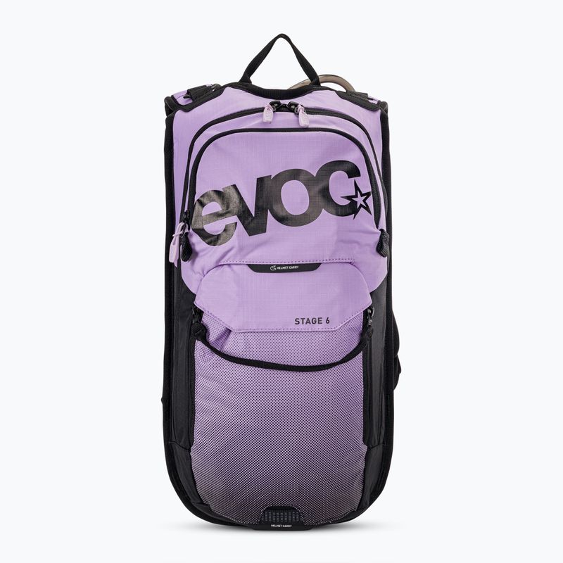 Fahrradrucksack EVOC Stage 6 l mit einem wassertank violett 12591