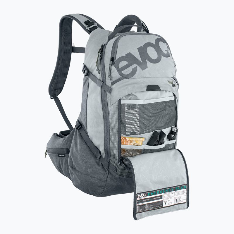 EVOC Trail Pro 26 l Stein/Carbon grau Fahrrad-Rucksack 8