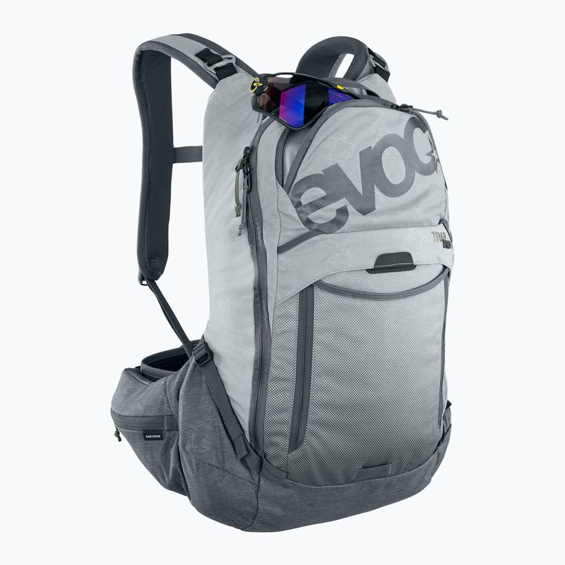 EVOC Trail Pro 16 l Stein/Carbon grau Fahrradrucksack 4