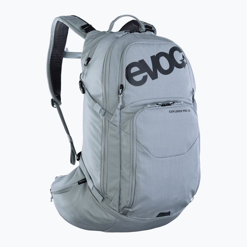 EVOC Explorer Pro 30 l silberner Fahrradrucksack