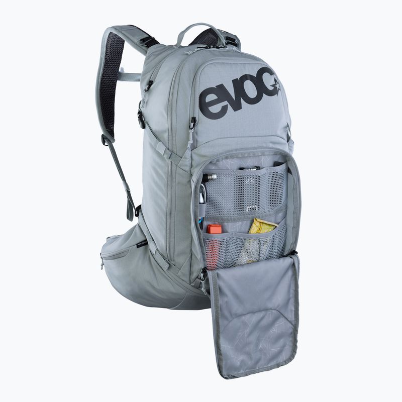 EVOC Explorer Pro 30 l silberner Fahrradrucksack 6