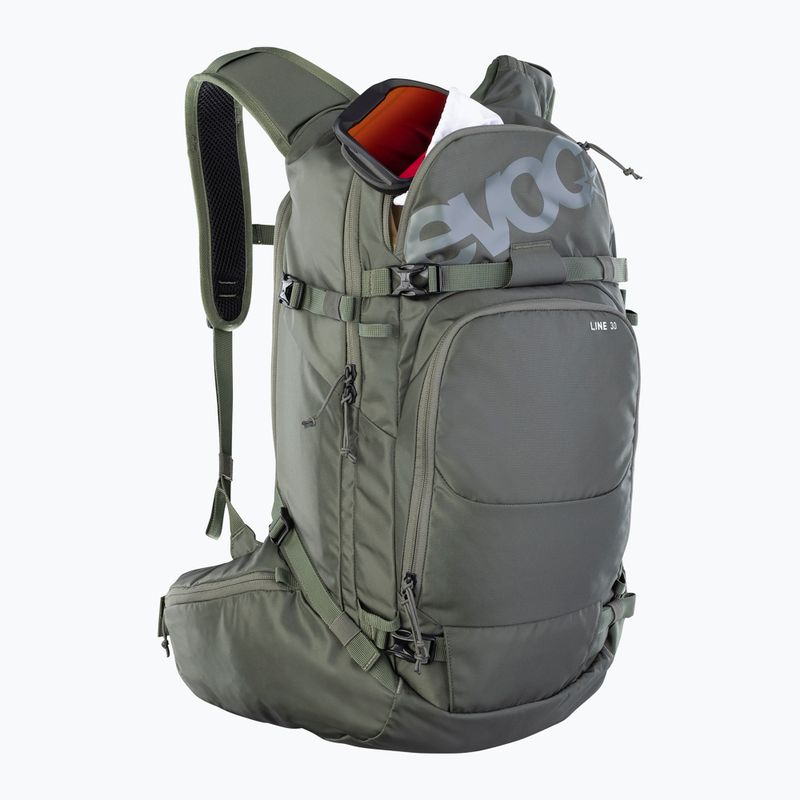 Skitourenrucksack EVOC Line 30 l dark olive 4