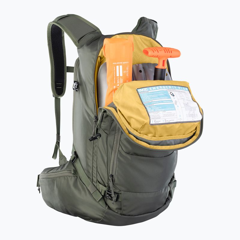 Skitourenrucksack EVOC Line 30 l dark olive 5
