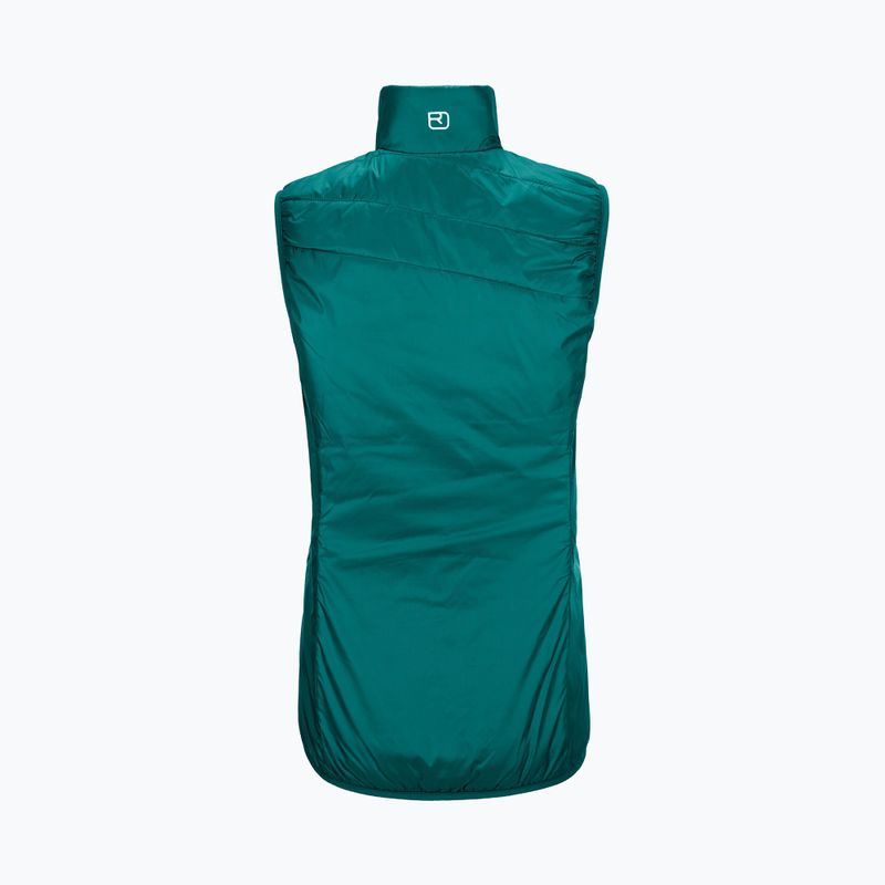 Ortovox Swisswool Piz Boe Damen Trainingsanzug ärmellos grün 2
