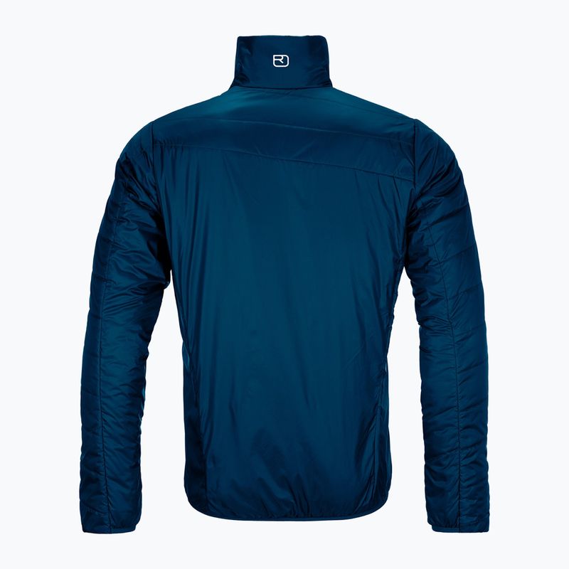 Herren Ortovox Swisswool Piz Boval Hybridjacke blau wendbar 6114100041 9