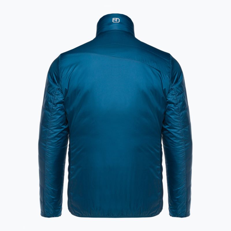Herren Ortovox Swisswool Piz Boval Hybridjacke blau wendbar 6114100041 4