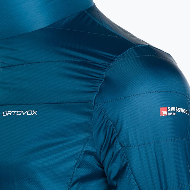 Herren Ortovox Swisswool Piz Boval Hybridjacke blau wendbar 6114100041 7