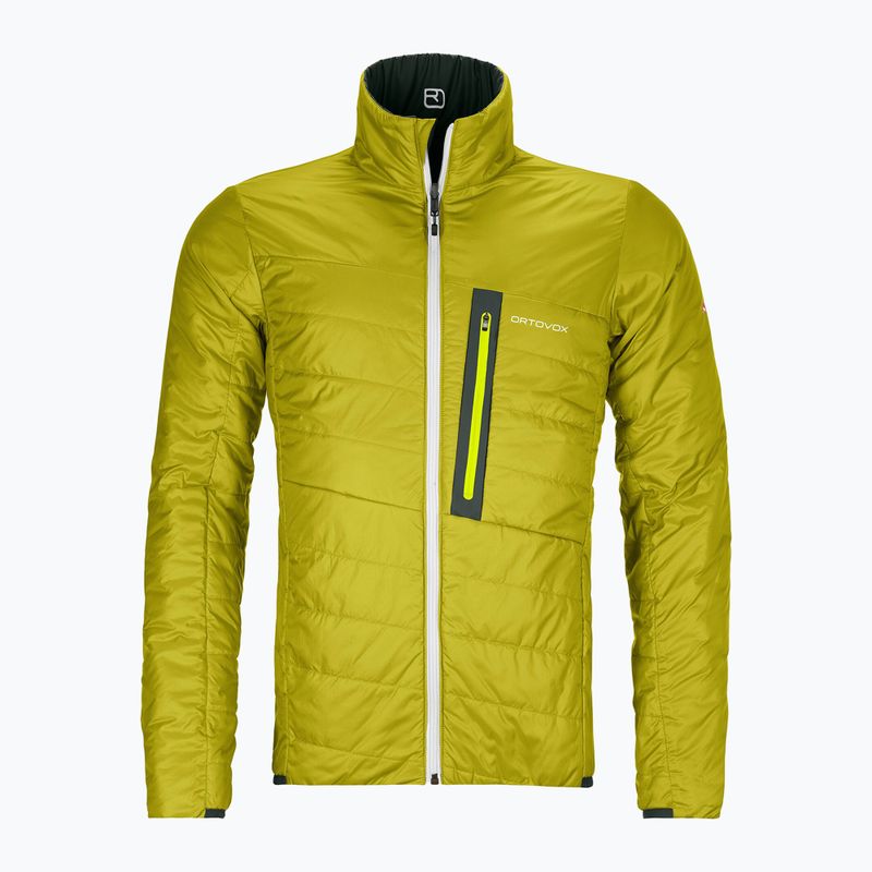 Ortovox Swisswool Herren Hybridjacke Piz Boval grün wendbar 6114100052